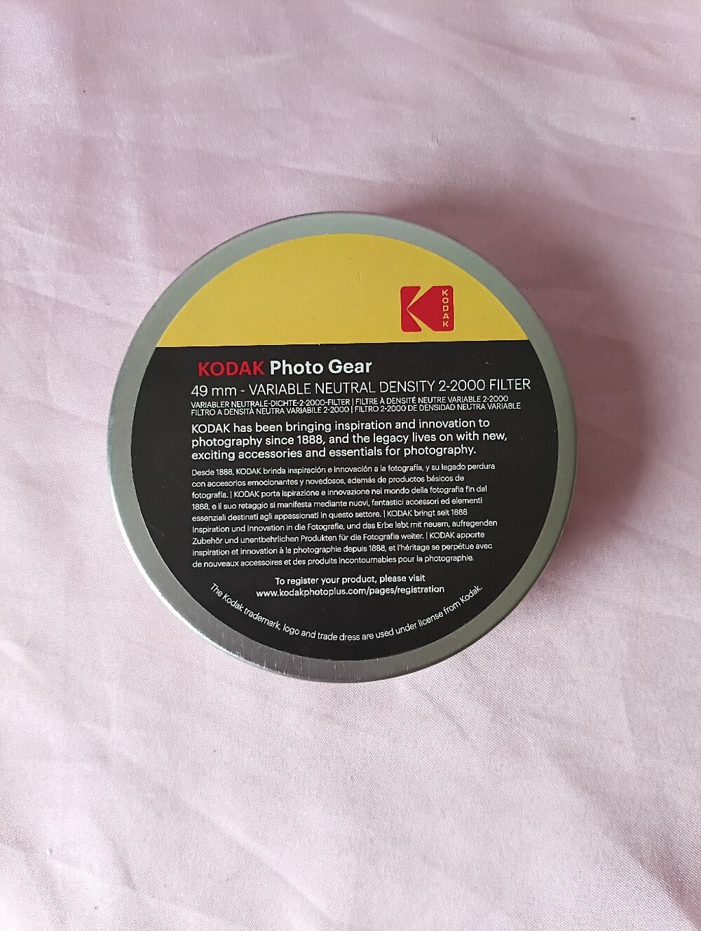 Kodak Photo Gear 49mm Variable Neutral Density Filter (ND2-ND2000)